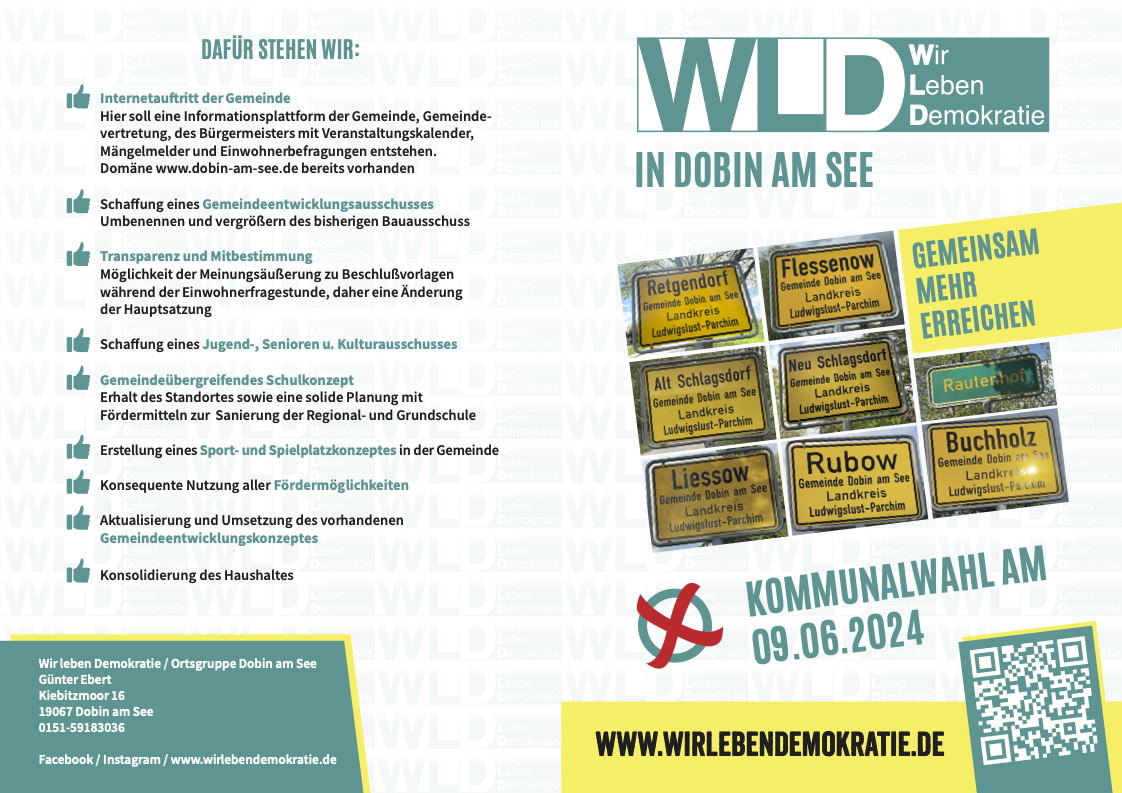 Flyer Dobin am See